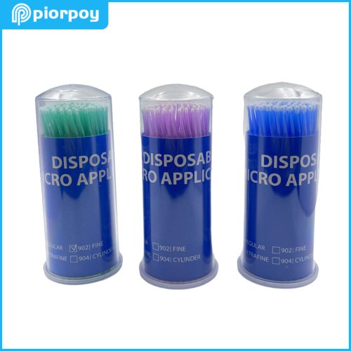 Immagine di PIORPOY 100 Pz/bottiglia Dentale Micro Pennello Applicatori Spazzola Dei Denti Dentista Orale Materiali Strumenti di Estensione Sbiancamento Dei Denti Dropship