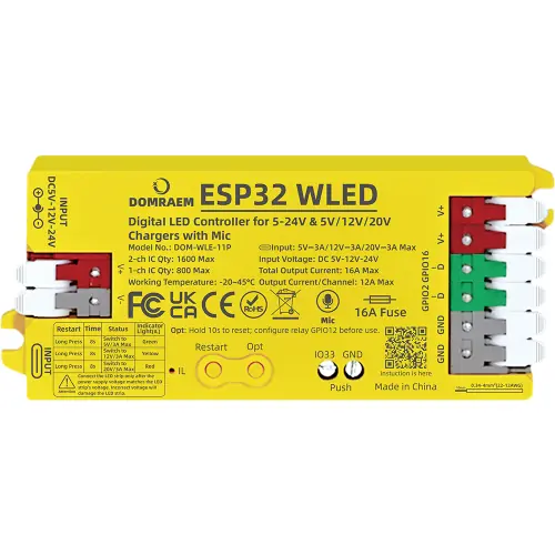 PD ESP32 micro jaune