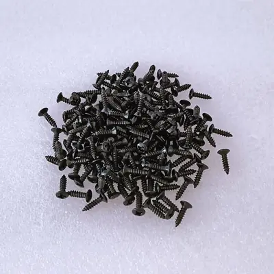 Image de Kit de Vis Métal pour Guitare & Basse - 50 Pièces Or, Noir, Argent