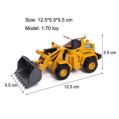 Image de Jouet Camion Bébé - Pelle et Grue Miniature pour Enfants