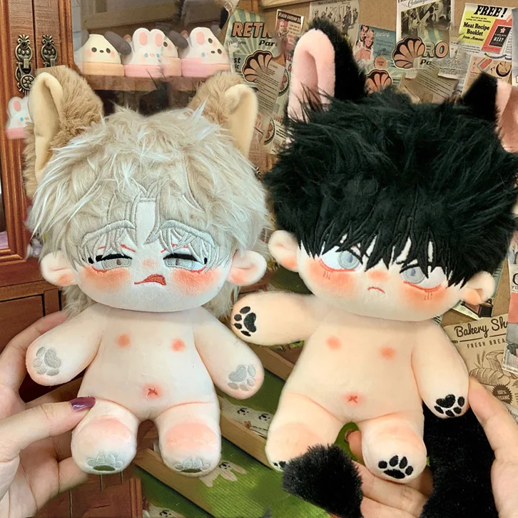 Image of 20cm Korean BL Manhwa Stuffed Dolls - Low Tide in Twilight Yeo Taeju & Kim Euihyun Cotton Dress-Up Plush Toys for Fans and Collectors