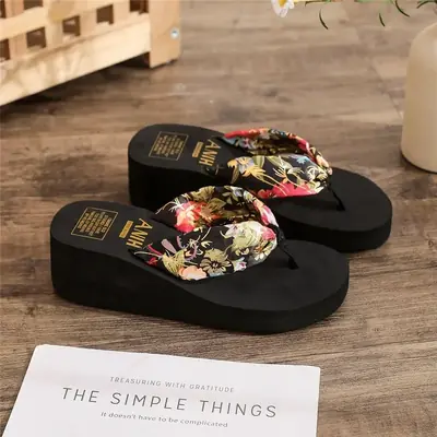 Image de Tongs Femmes Été - Sandales Plateforme Confortables