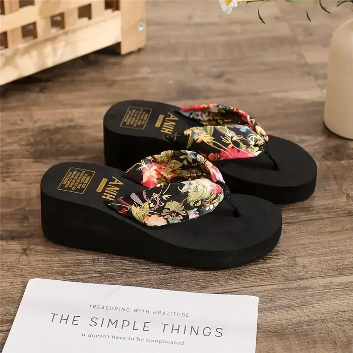 Image de Tongs Femmes Été - Sandales Plateforme Confortables