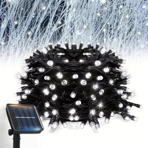 Immagine di Luci a stringa a LED solari per esterni Impermeabili 8 modalità Lucine ad energia solare per decoraz...