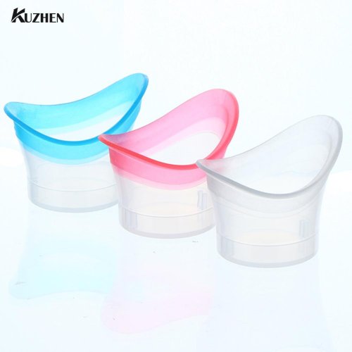 Afbeelding van 2 Stuks Eye Eye Cup Siliconen Resuable Zacht Oog Bad Cup Oog Wassen Cup Voor Oudere Vrouwen Mannen Kinderen