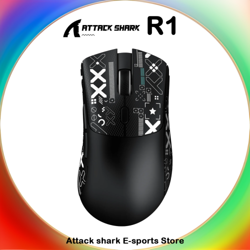 Image de Souris Gaming Sans Fil Attack Shark R1 - 18K DPI, 1000Hz, Ultra Légère
