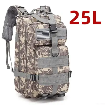 Image de Sac à Dos Randonnée 25L-50L Imperméable en Nylon 1000D