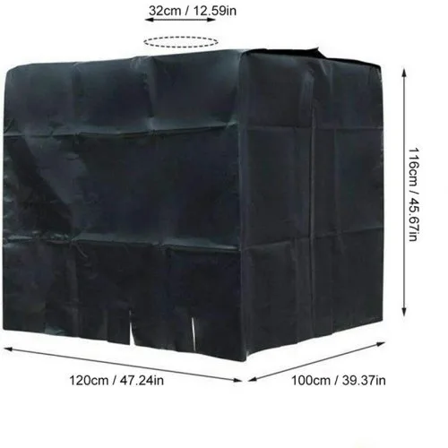 120 x 100 x 116 cm Czarny