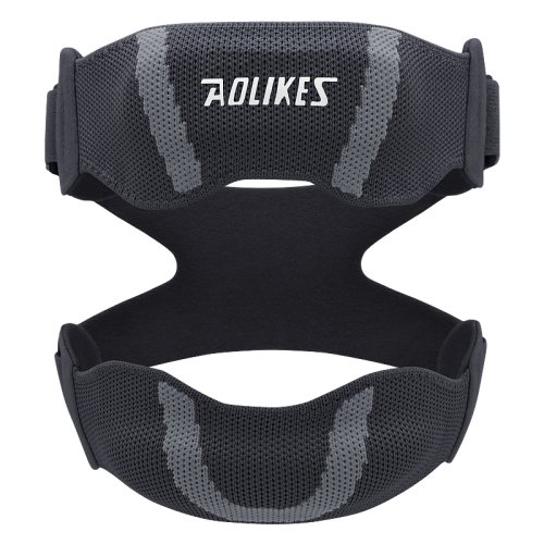 Bild von AOLIKES 1 Stück Kniestützen für Knieschmerzen, Patella-Kniestützgurt, verstellbares Patellar-Sehn-Stabilisierungsband für Basketball