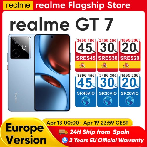 Imagen de realme GT 7 Global: Smartphone 5G con Batería de 7000mAh y Carga Rápida de 120W