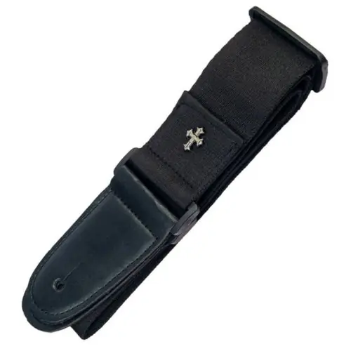 Image de Sangle de Guitare Vintage Croix - Style Folk & Rock