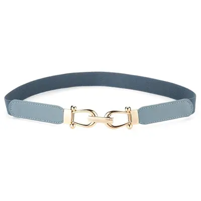 Image de Ceinture Slim Dorée Élégante pour Femmes