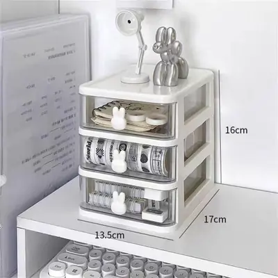 Image de Boîte de Rangement Perforée - Organiseur Bureau & Dortoir