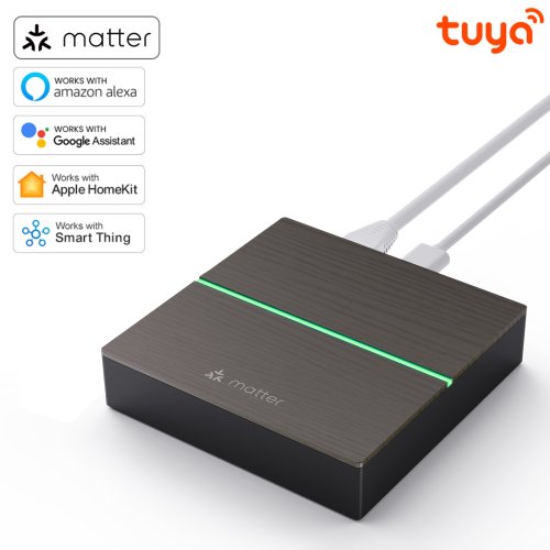 Bild von Avatto Tuya Matter Smart Wired Gateway Hub – Zigbee Smart Home Bridge mit HomeKit, Siri, Google Home und Alexa Unterstützung
