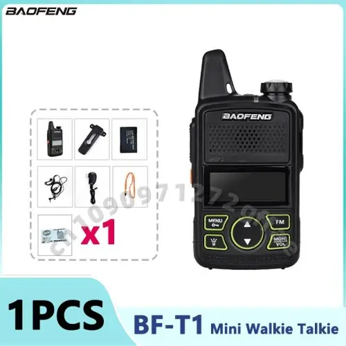 Image de Talkie-Walkie Mini Baofeng BF-T1 pour Enfants - 5W UHF