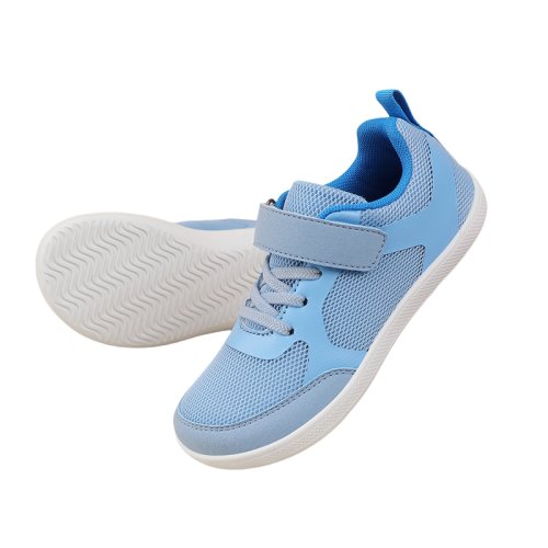 Immagine di Nuove scarpe da ginnastica per ragazzi e ragazze Scarpe larghe a piedi nudi per bambini Scarpe con spostamento naturale Scarpe minimaliste a piedi nudi per bambini piccoli e grandi