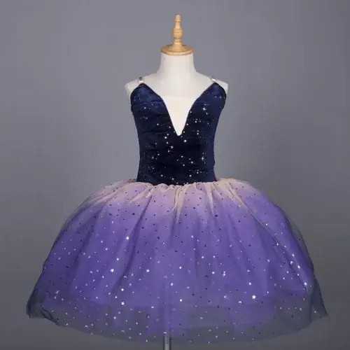 Image de Robe de Ballet Rouge Tutu pour Fille