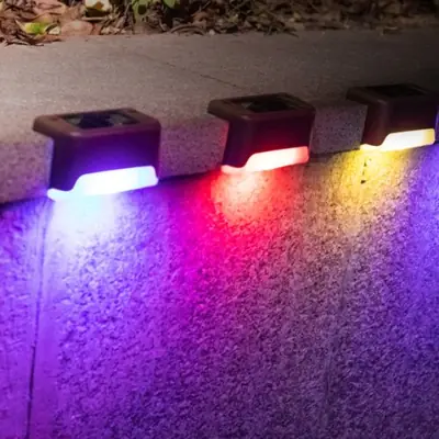 Image de Lumière Solaire LED pour Escalier - Étanche & Autonome