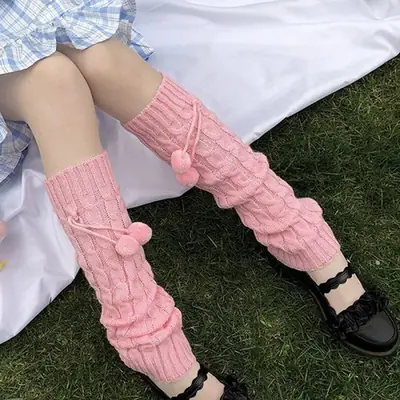 Image de Jambières Lolita Kawaii - Chaussettes Longues Mignonnes