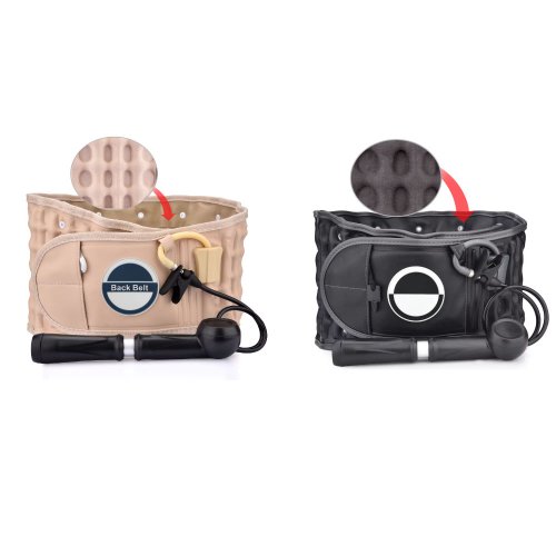 Afbeelding van Lumbale Steunriem Opblaasbare Lumbale Wervelkolom Luchttractie Brace Wasit Protector Gezondheidszorg Decompressie Ruggordel Voor Mannen Vrouwen
