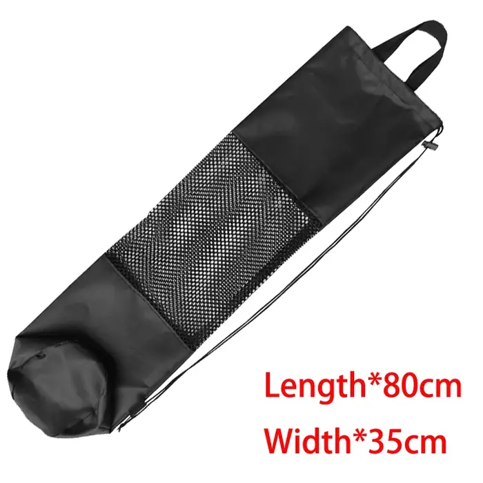 Image de Sac de Plongée Maille Noire avec Palmes Longues