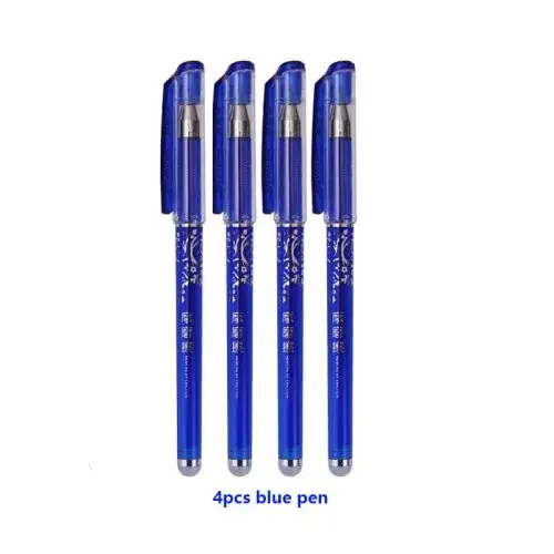 Image de Stylos Gel Effaçables Kawaii - 0.5mm - Noir, Bleu, Rouge