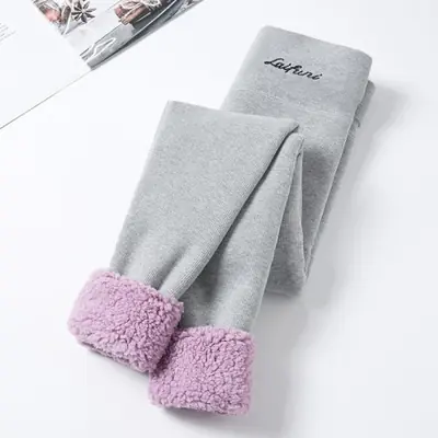 Image de Leggings Hiver Chauffants Femme - Taille Haute & Élastiques