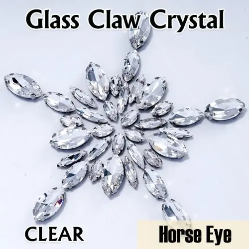 Image de Strass Cristal Mix Taille - 50 pcs pour Couture & Décoration