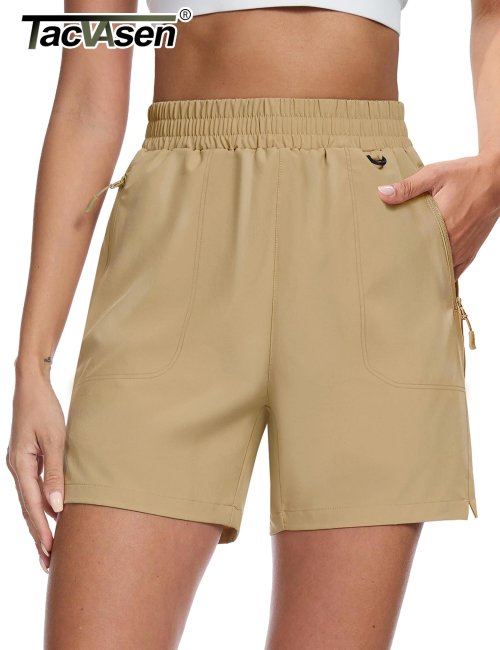 Zdjęcie Damskie Spodenki Cargo 5 Cali – Lekkie i Szybkoschnące