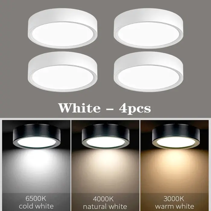 Blanc- 4pcs