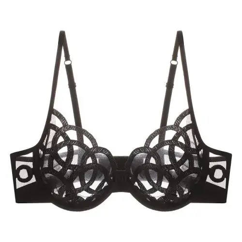 Image de Soutien-Gorge Dentelle Transparent Push-Up Ultra Mince