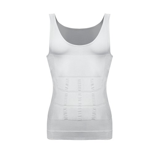 Imagen de Ropa moldeadora de cuerpo adelgazante para hombre, chaleco tipo corsé, camisa de compresión para Abd...