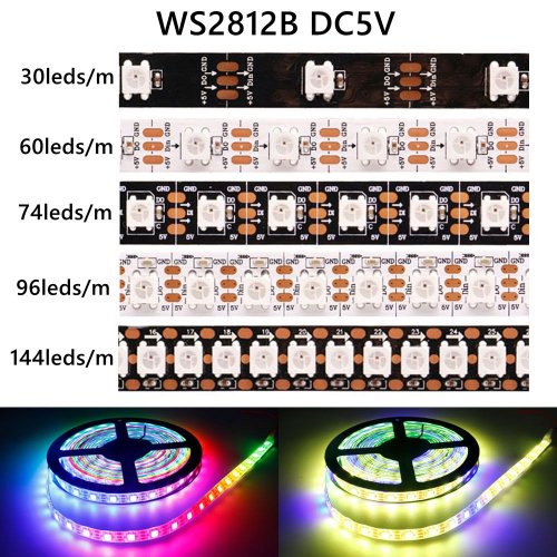 Imagen de Tira LED RGB WS2812B - Control Individual y Personalizable