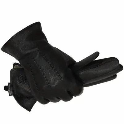 Image de Gants d'Hiver en Cuir de Cerf - Chauds & Doux