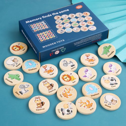 Image de Jeu de Puzzle Éducatif en Bois pour Enfants