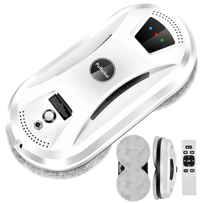 Image de Robot Lave-Vitres Ultra-Fin PuRuiKai avec Télécommande