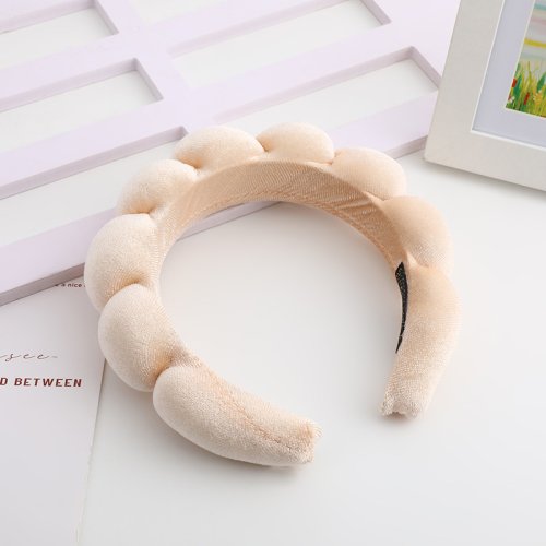 Imagen de Diademas Retro de Terciopelo Acolchado para Mujer y Niñas