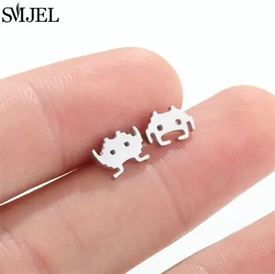 Image de Boucles d'oreilles Piercing Cactus & Étoile - Style Bohème