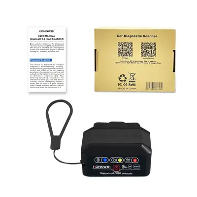 Image de Scanner OBD2 Bluetooth 5.0 pour Voiture - Diagnostic Rapide et Précis
