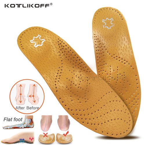 Image de Semelle Orthopédique en Cuir pour Pieds Plats