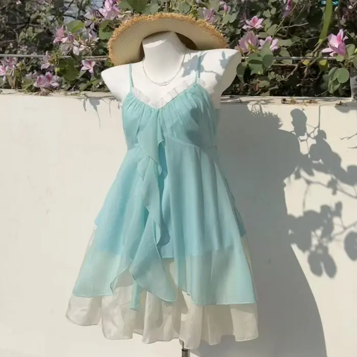 Image de Robe Gothique Vintage Y2K Noire - Style Lolita & Rétro