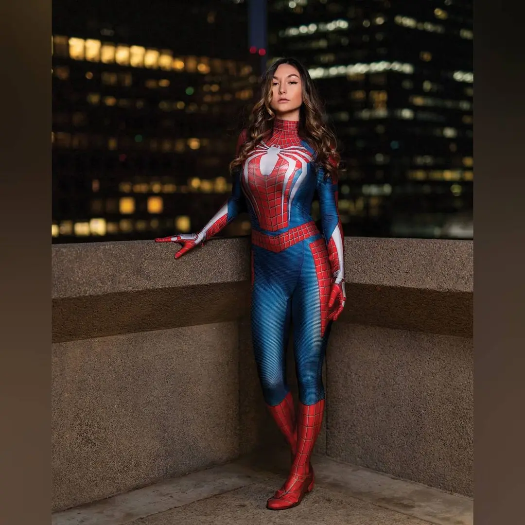 Afbeelding van Spider-Cosplay Kostuum voor Volwassenen – Zentai Bodysuit