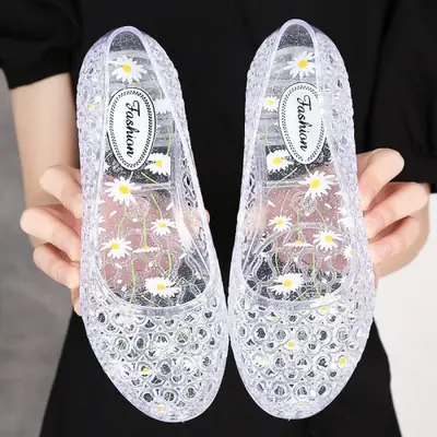 Image de Sandales Plates Paillettes - Élégantes & Confortables