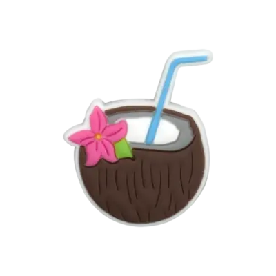 Image de Breloques de Chaussures Hawaïennes - Déco Kawaii Surf & Fleurs