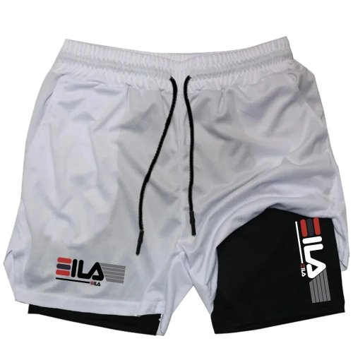 Image de Short Sport Homme 2 en 1 Respirant & Séchage Rapide