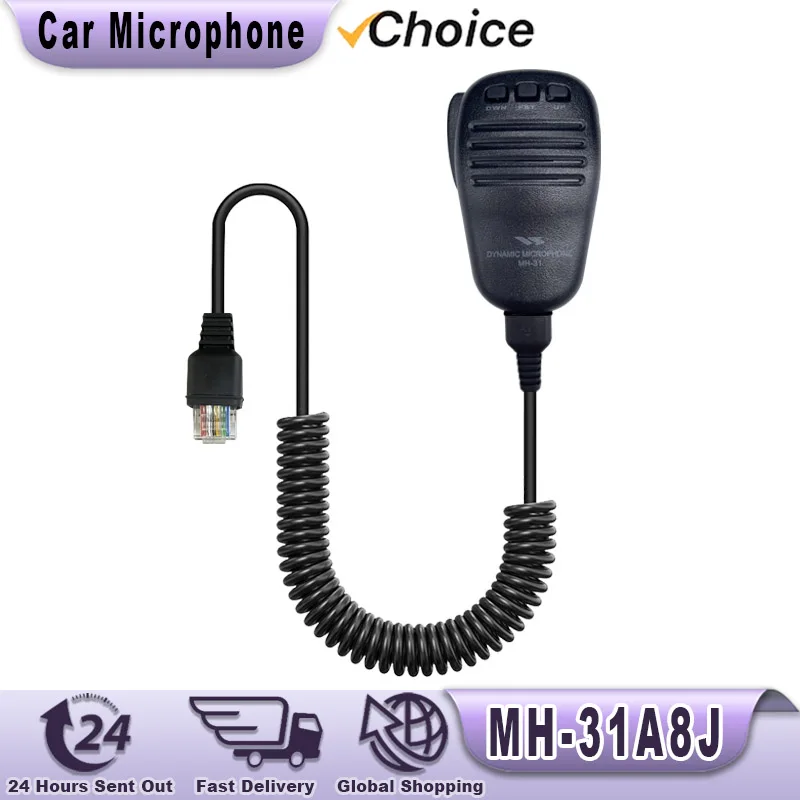 Afbeelding van Compacte Draagbare Microfoon MH-31A8J voor FT-817ND, FT-857D & Meer
