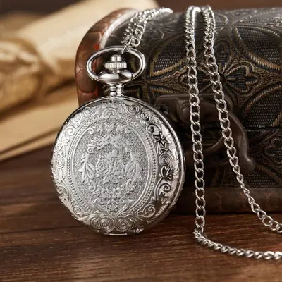 Montre de Poche Rétro - Collier Montre Vintage