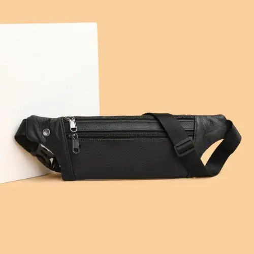 Image de Sac Ceinture Homme Cuir Ultra Fin