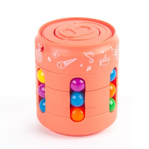 Afbeelding van Magic Roterende Bean Puzzel Kubus Spel Kinderen Volwassenen Vingertop Fidget Stress Relief Spel Montessori Onderwijs Speelgoed Voor Kinderen Gift