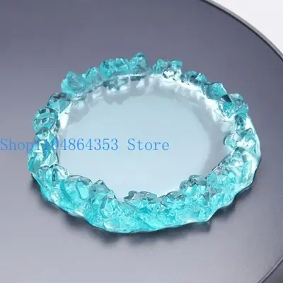 Image de Moules Dessous-Verre en Silicone pour Résine - Formes Rondes & Grappes